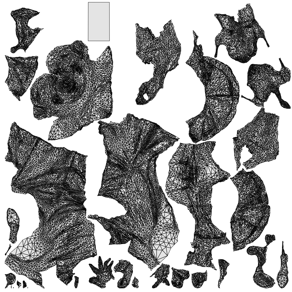 scanned 3D woman business sitting, photogrammetry people for Enscape and V-Ray, wireframe top-down view
