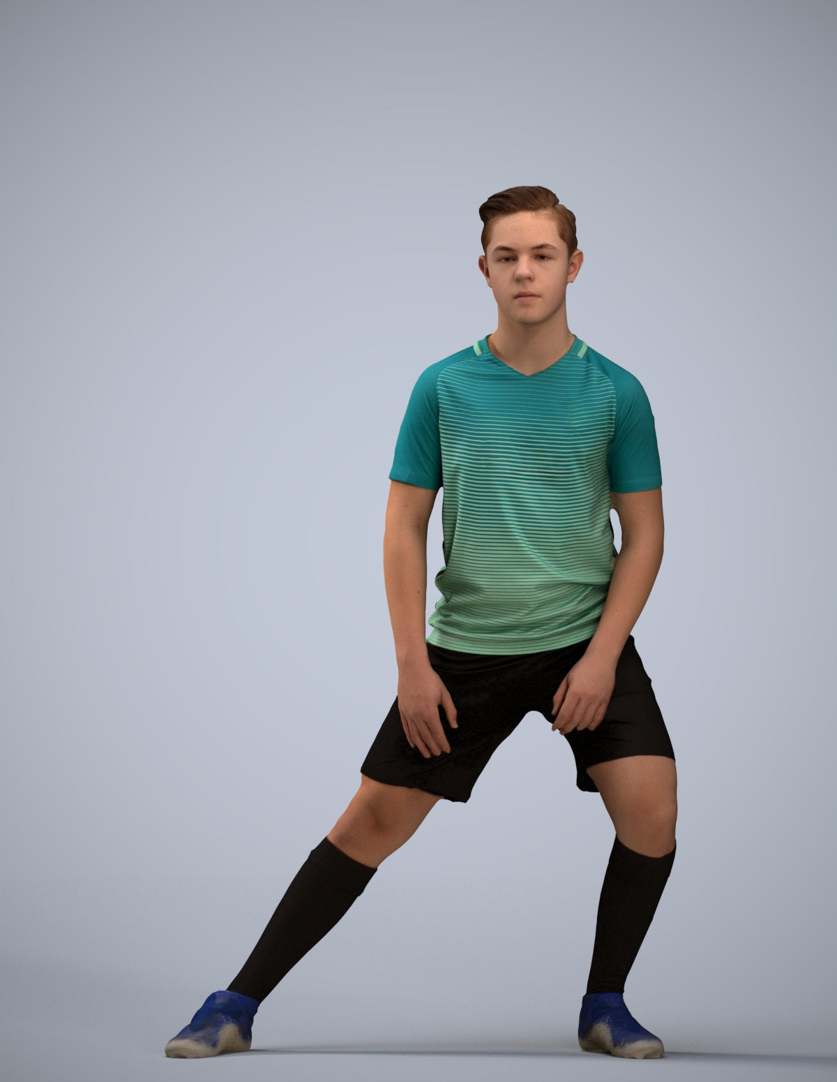 realistic 3D people boy sport, render-ready for V-Ray and Corona, FBX OBJ