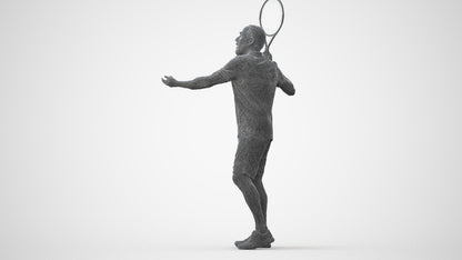 3D scanned man sport, photorealistic archviz people for Enscape and SketchUp, square thumbnail