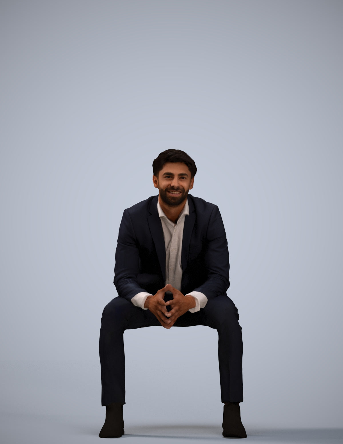 photogrammetry 3D man business, realistic human model archviz FBX