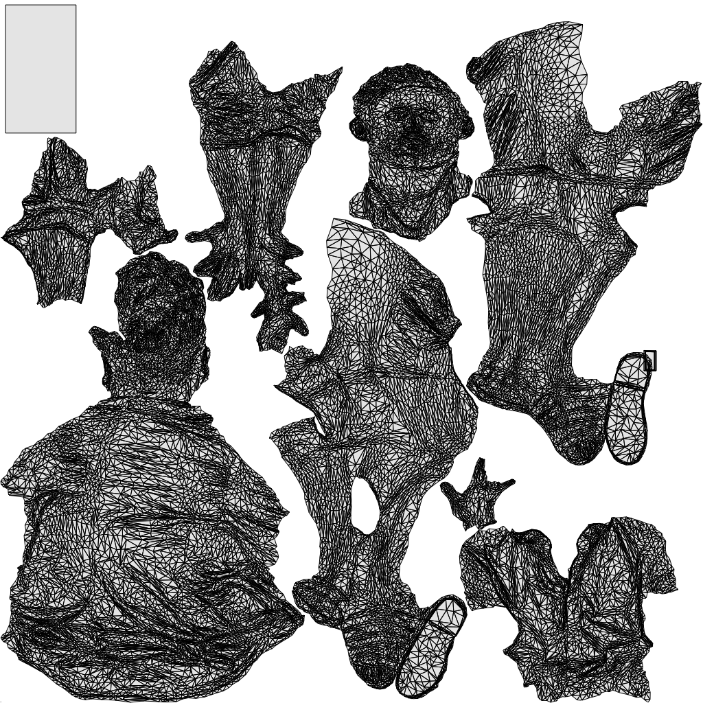 realistic 3D man casual sitting, scanned archviz people for Blender and 3ds Max, wireframe top-down view