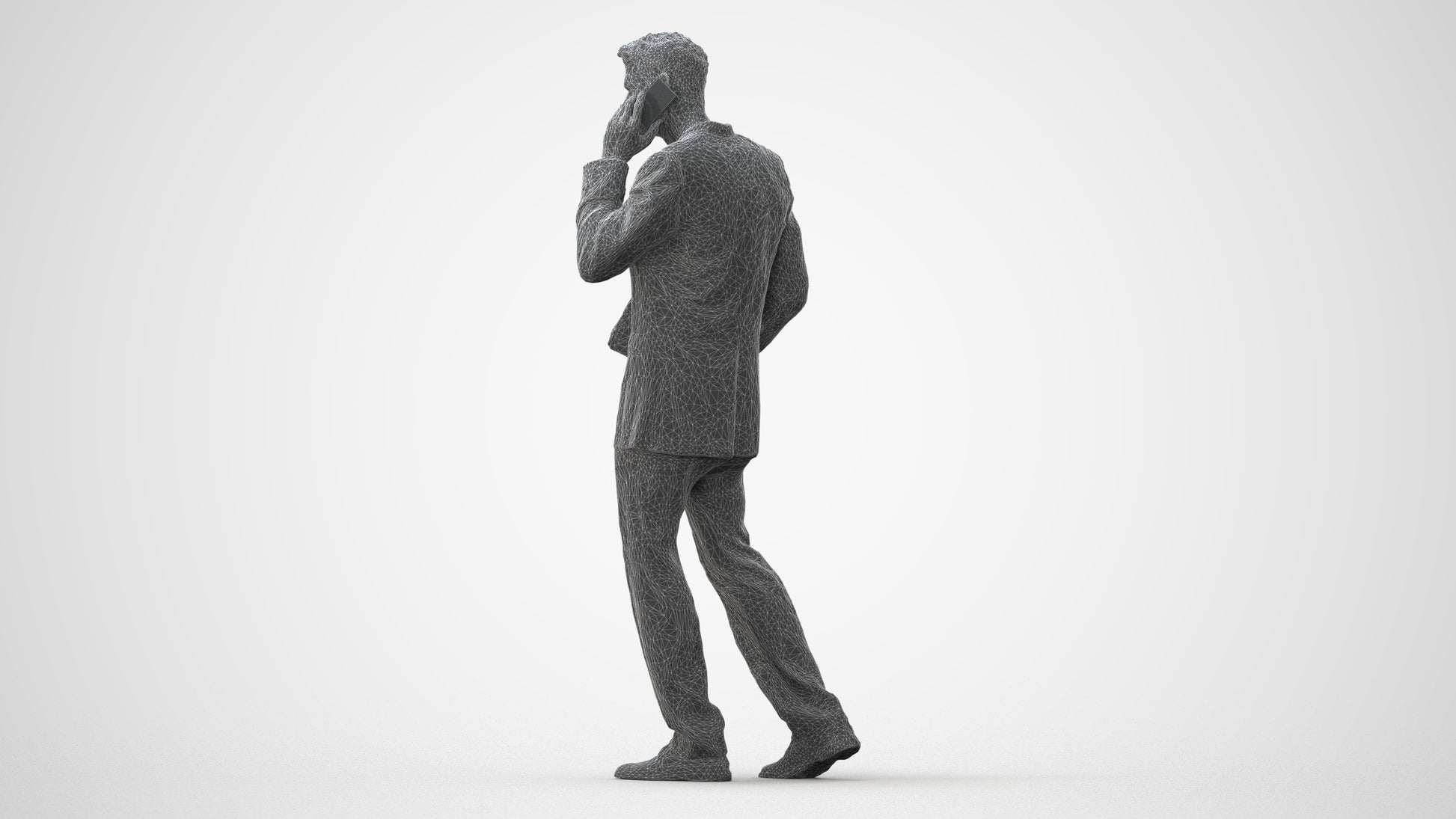 realistic 3D people man business, render-ready for V-Ray and Corona, FBX OBJ, square thumbnail