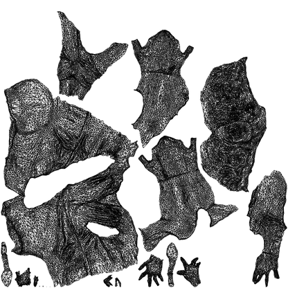 realistic 3D people woman casual sitting, render-ready for V-Ray and Corona, FBX OBJ, wireframe top-down view