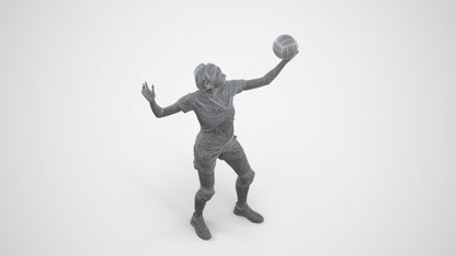 realistic 3D people woman sport, render-ready for V-Ray and Corona, FBX OBJ, wireframe three-quarter view