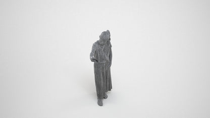 photogrammetry 3D girl casual kids, realistic human model archviz FBX, wireframe three-quarter view