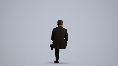 realistic 3D people man business, render-ready for V-Ray and Corona, FBX OBJ, front view render