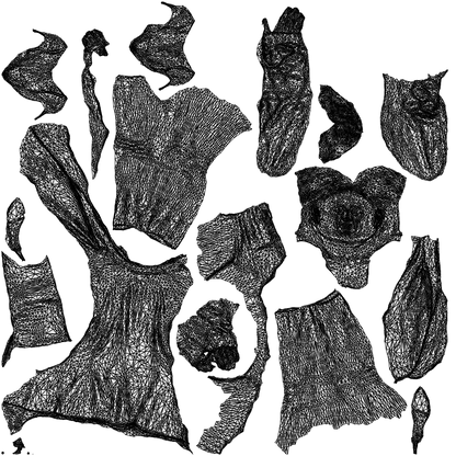 3D human model woman business walking, photogrammetry scanned person for archviz, wireframe top-down view
