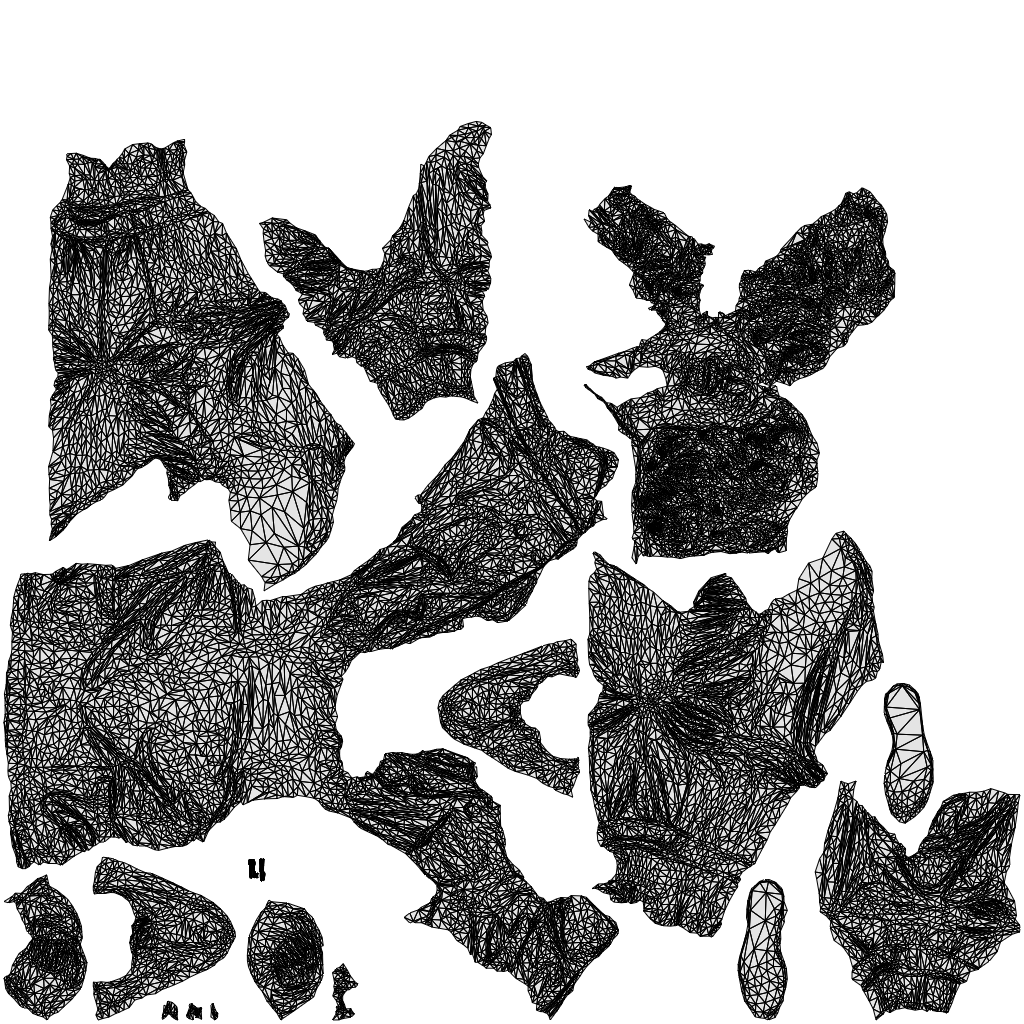 realistic 3D man casual sitting, scanned archviz people for Blender and 3ds Max, wireframe top-down view
