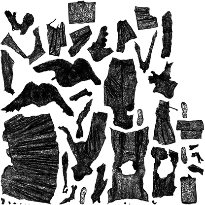 3D people model girl casual kids, scanned human for 3ds Max rendering, wireframe top-down view