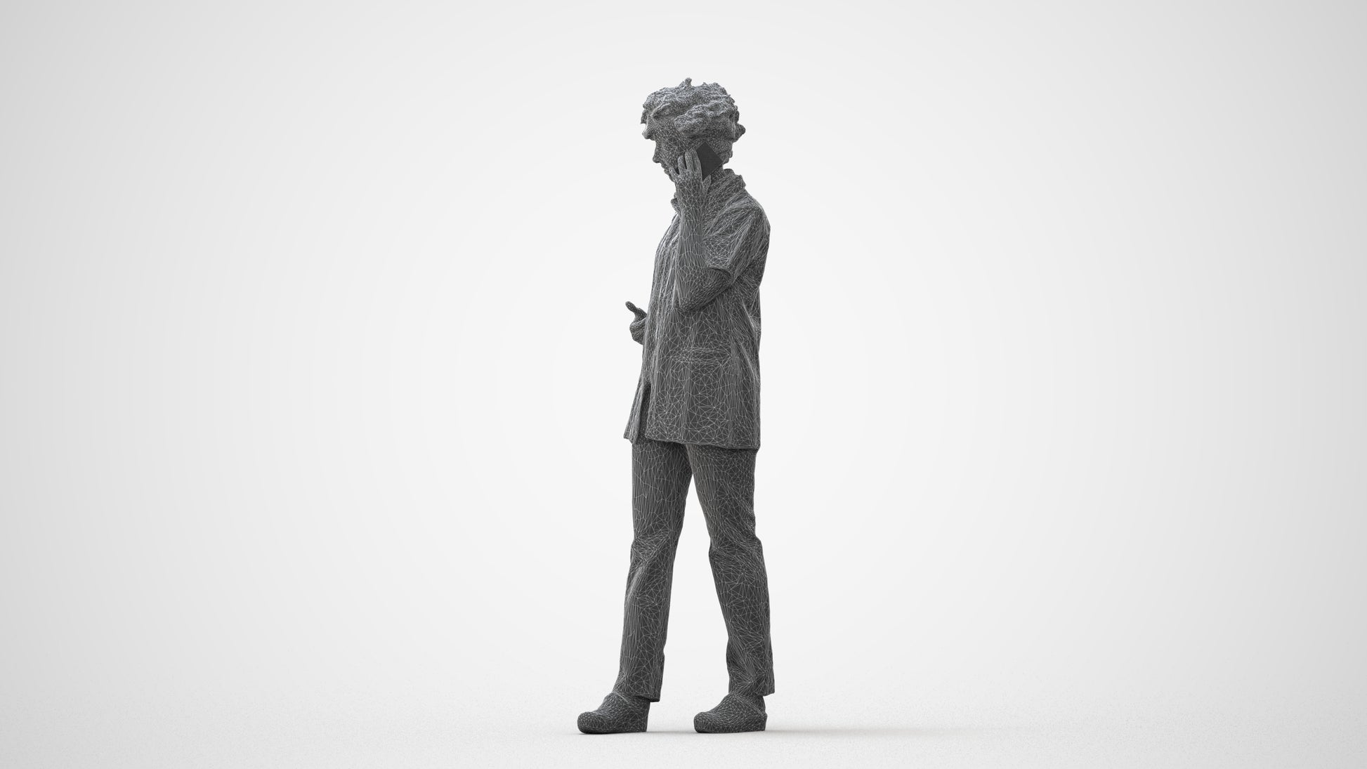photogrammetry 3D woman medical, realistic human model archviz FBX, square thumbnail