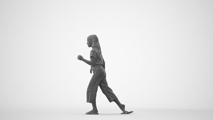 realistic 3D people girl kids, render-ready for V-Ray and Corona, FBX OBJ, square thumbnail