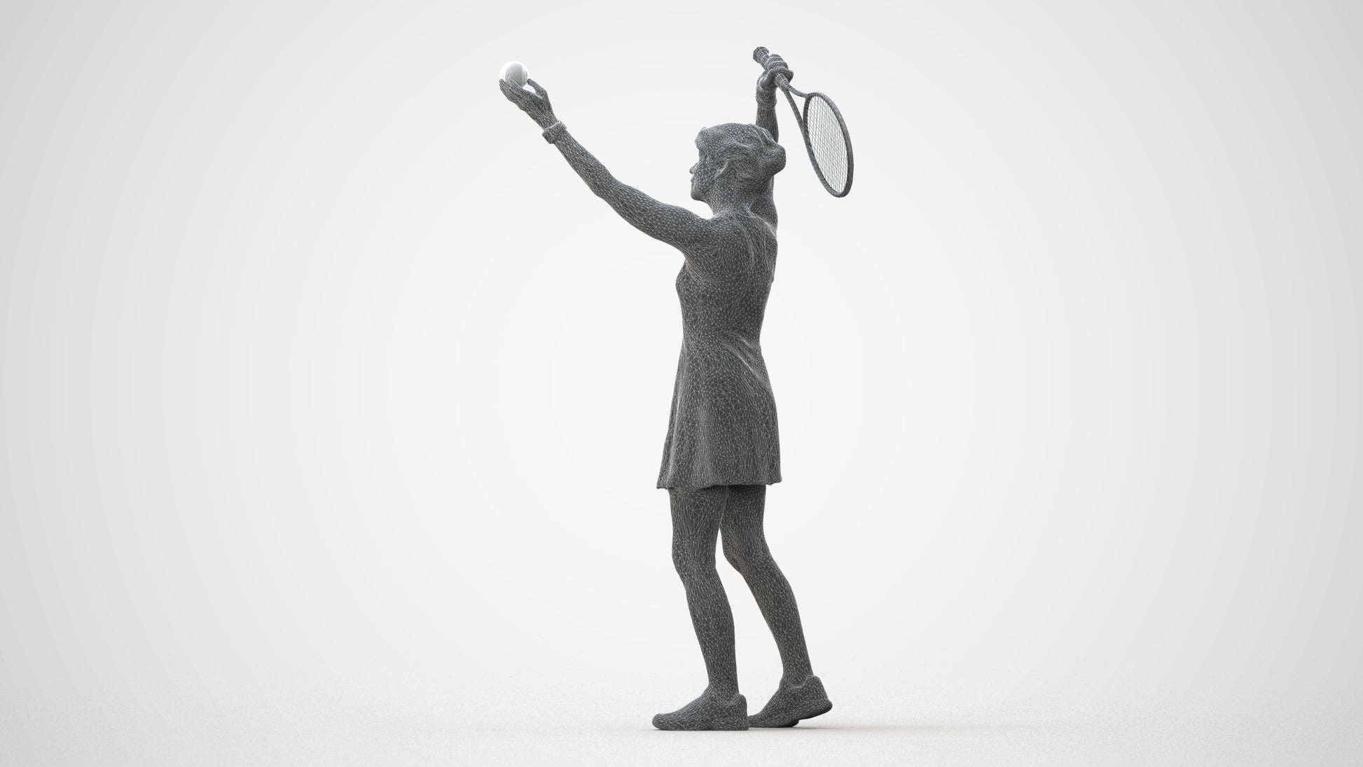 scanned 3D woman sport, photogrammetry people for Enscape and V-Ray, square thumbnail