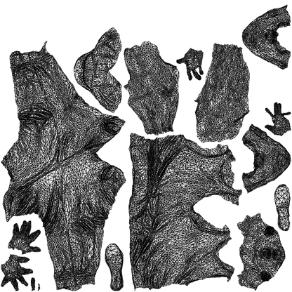 photogrammetry 3D man casual walking, realistic human model archviz FBX, wireframe top-down view