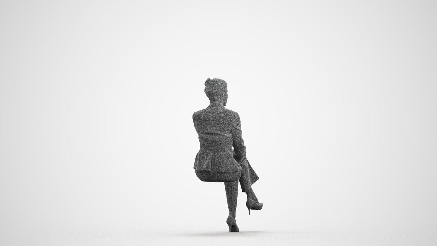 realistic 3D human man casual mix, archviz people FBX OBJ for Blender, wireframe front view