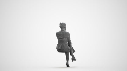realistic 3D human man casual mix, archviz people FBX OBJ for Blender, wireframe front view