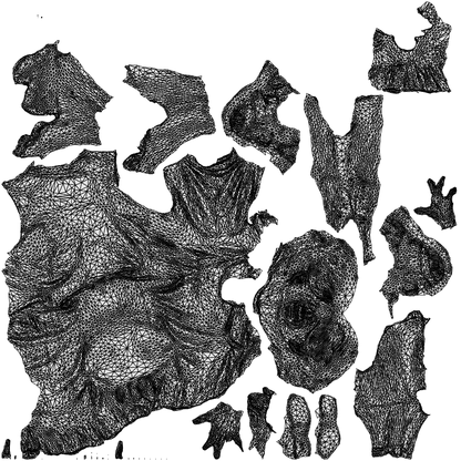 scanned 3D woman casual sitting, photogrammetry people for Enscape and V-Ray, wireframe top-down view