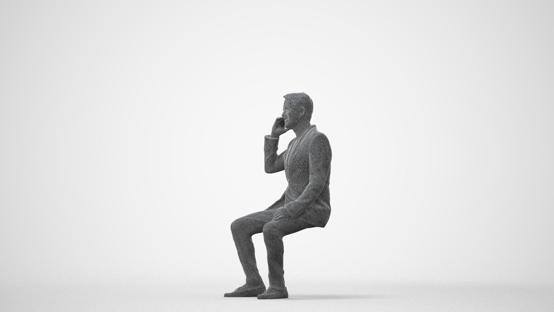 3D scanned man formalaffairs formal, photorealistic archviz people for Enscape and SketchUp, square thumbnail