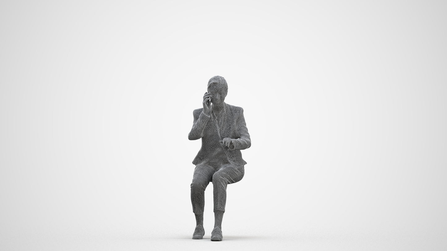 realistic 3D people woman business, render-ready for V-Ray and Corona, FBX OBJ, three-quarter front view render