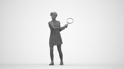 3D scanned woman sport, photorealistic archviz people for Enscape and SketchUp, wireframe back view