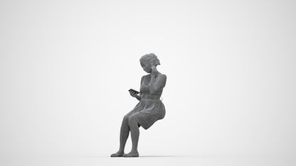 realistic 3D human woman formal formalaffairs, archviz people FBX OBJ for Blender, wireframe back view