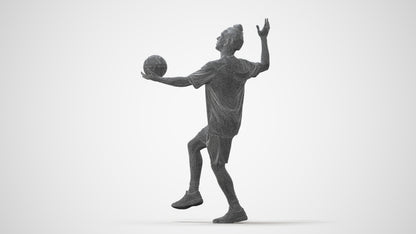 scanned 3D man sport, photogrammetry people for Enscape and V-Ray, square thumbnail