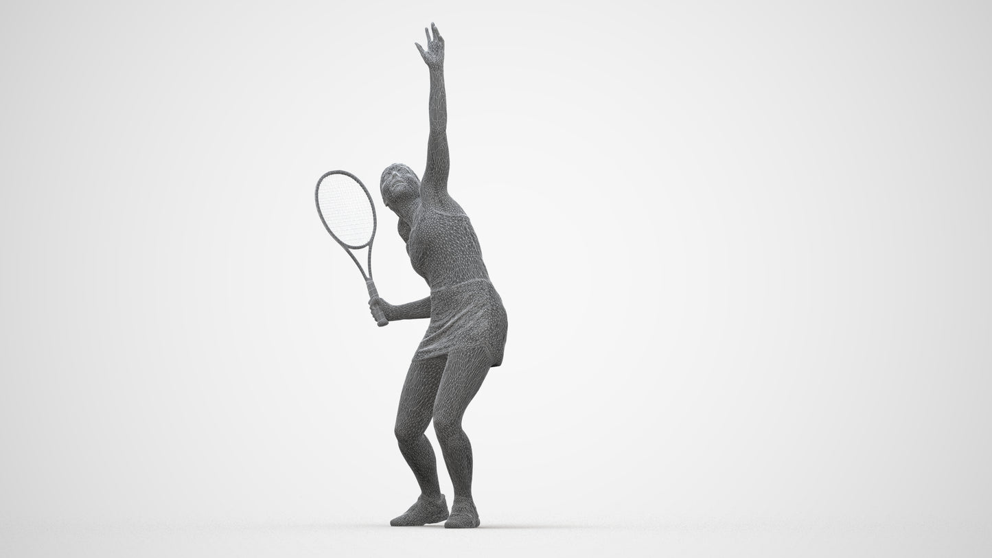 3D human model girl sport, photogrammetry scanned person for archviz, wireframe back view