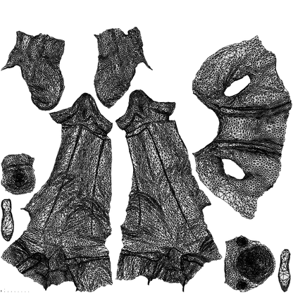 3D human model man casual formalaffairs, photogrammetry scanned person for archviz, wireframe top-down view