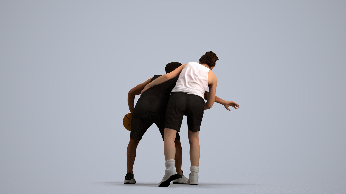 realistic 3D people woman sport, render-ready for V-Ray and Corona, FBX OBJ, front view render