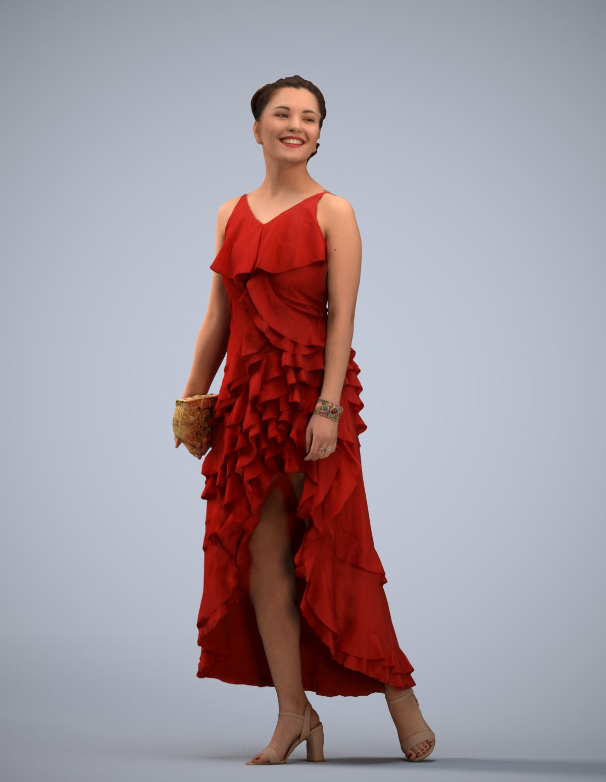photogrammetry 3D woman formal formalaffairs, realistic human model archviz FBX