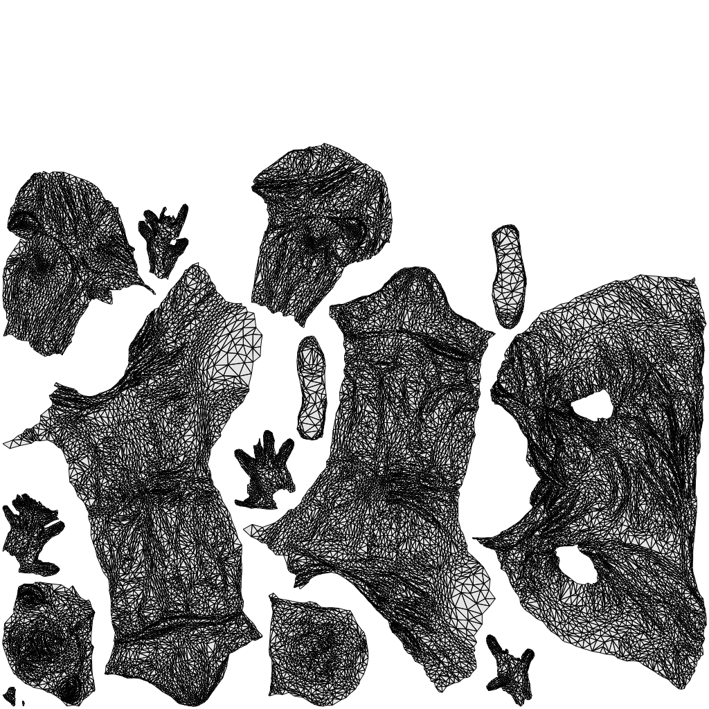 3D people model senior man casual sitting, scanned human for 3ds Max rendering, wireframe top-down view