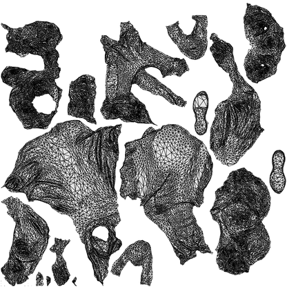 realistic 3D people woman casual sitting, render-ready for V-Ray and Corona, FBX OBJ, wireframe top-down view
