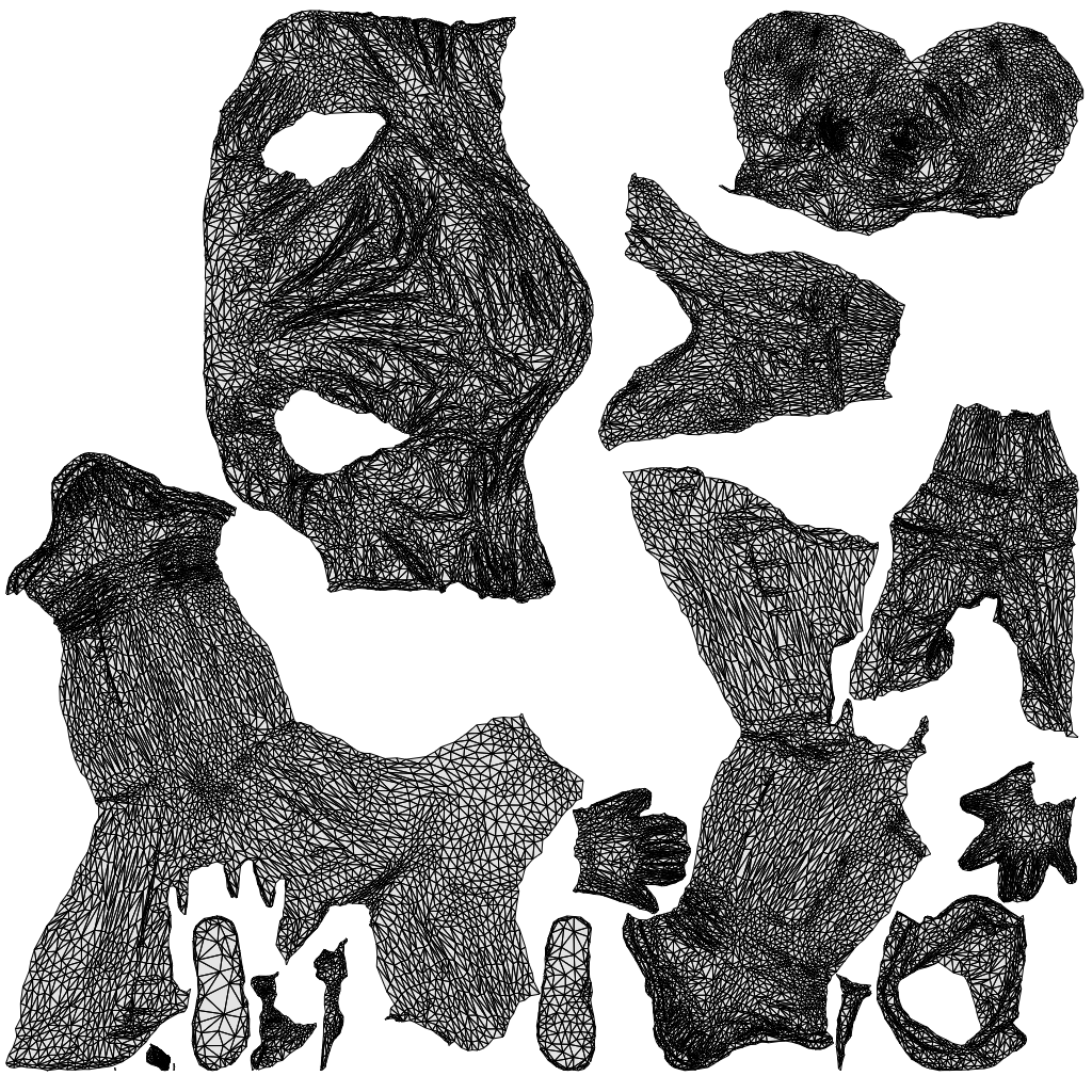 photogrammetry 3D woman casual sitting, realistic human model archviz FBX, wireframe top-down view