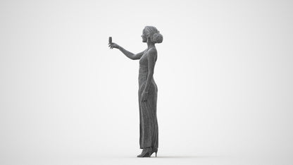 photogrammetry 3D woman formal, realistic human model archviz FBX, square thumbnail