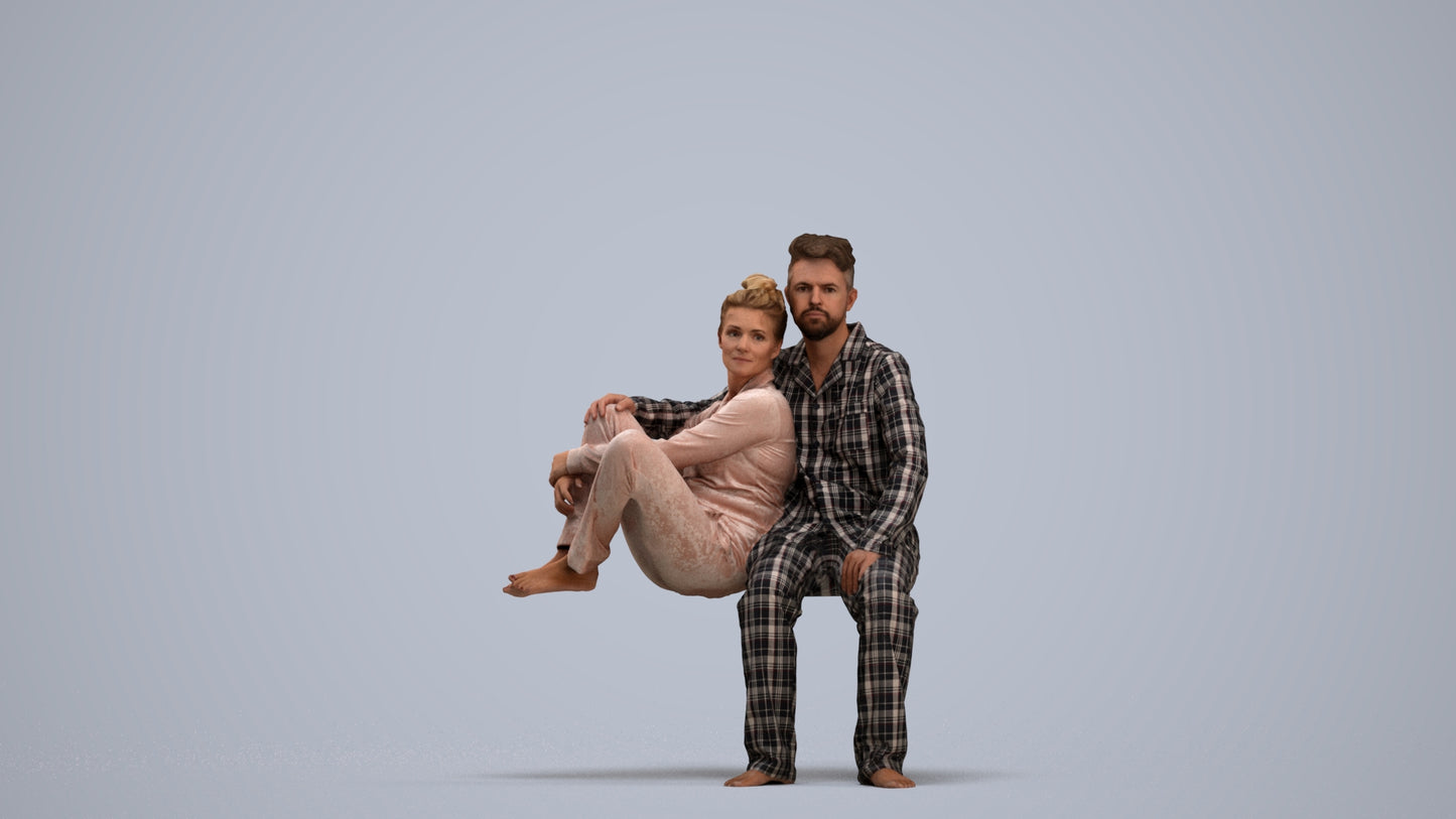 realistic 3D human woman bathroom, archviz people FBX OBJ for Blender, standing pose render