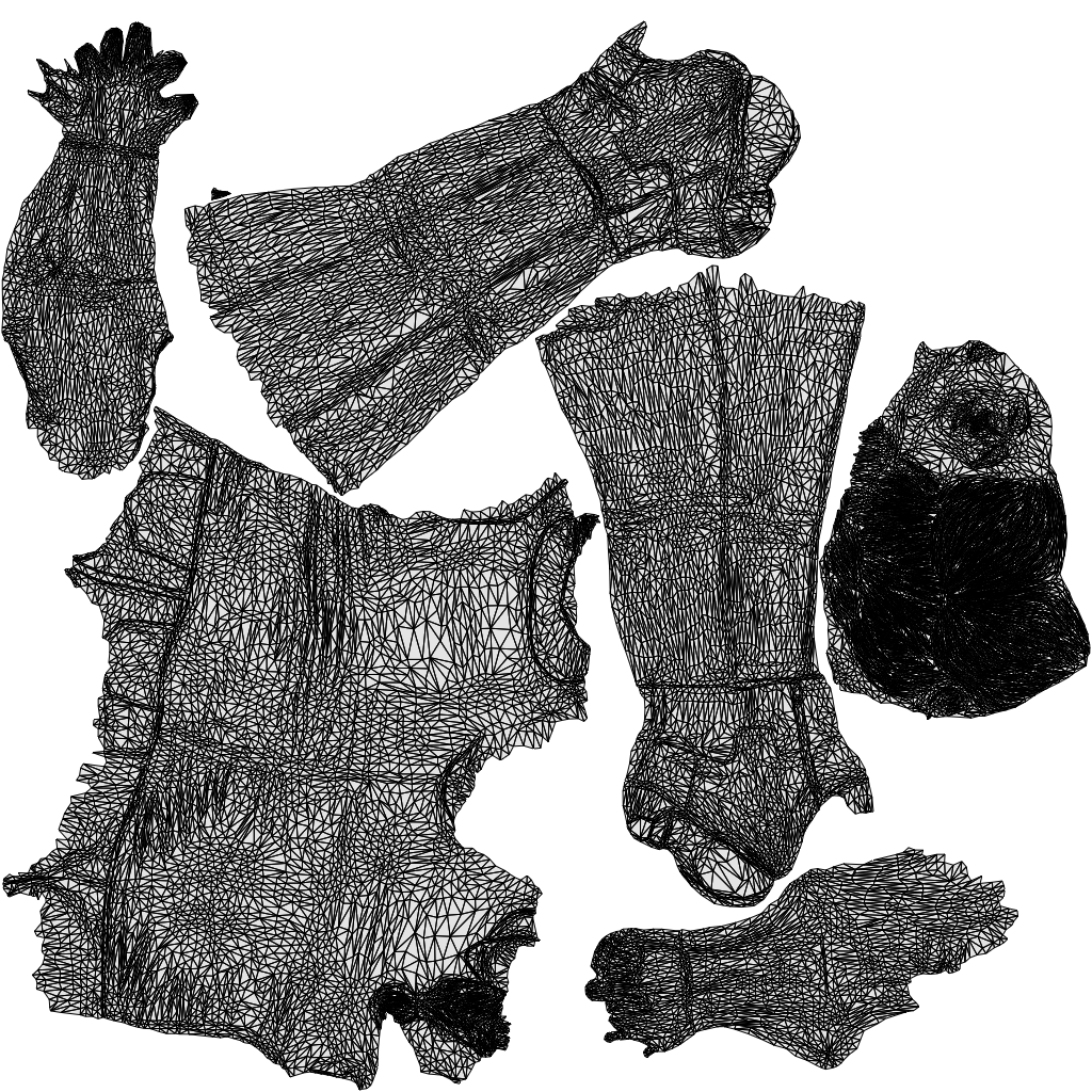 3D people model woman casual standing, scanned human for 3ds Max rendering, wireframe back view