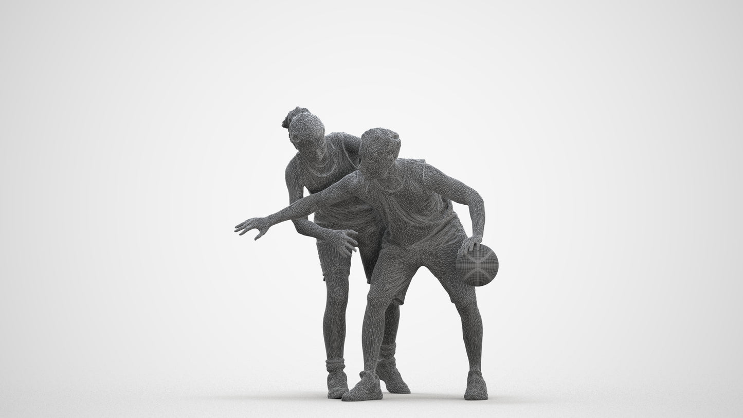 realistic 3D people woman sport, render-ready for V-Ray and Corona, FBX OBJ, three-quarter front view render