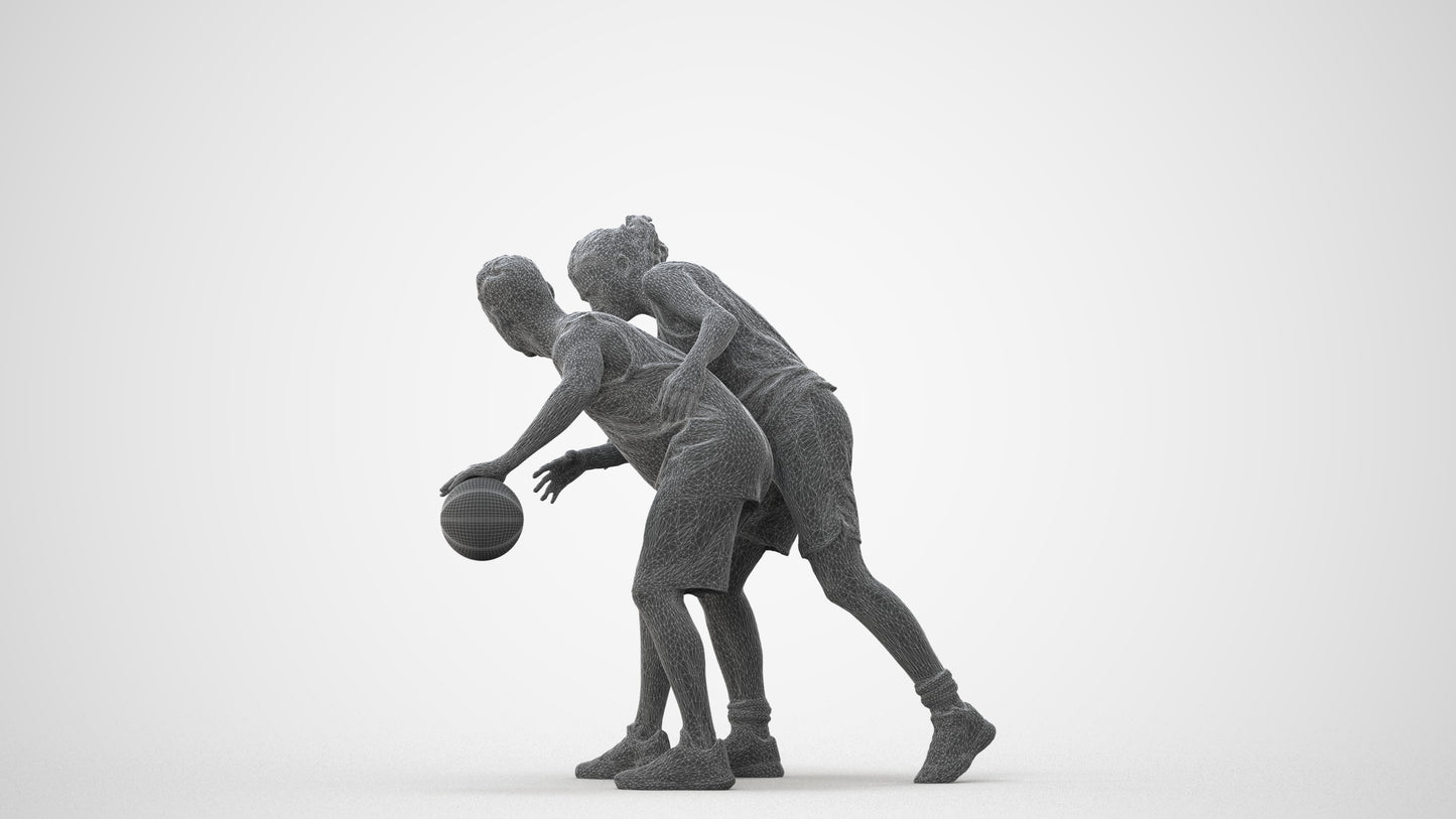 realistic 3D people woman sport, render-ready for V-Ray and Corona, FBX OBJ, square thumbnail