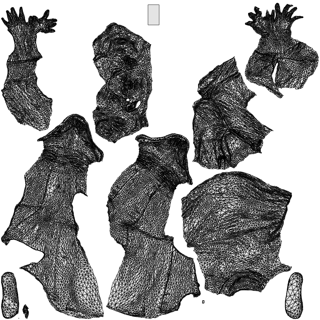 3D scanned boy sitting casual, photorealistic archviz people for Enscape and SketchUp, wireframe top-down view