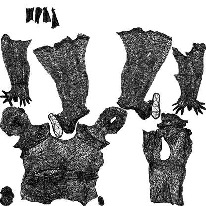 3D scanned girl standing casual, photorealistic archviz people for Enscape and SketchUp, wireframe top-down view