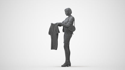 realistic 3D people woman casual mix, render-ready for V-Ray and Corona, FBX OBJ, square thumbnail