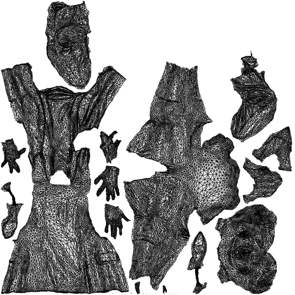 photogrammetry 3D woman business sitting, realistic human model archviz FBX, wireframe top-down view