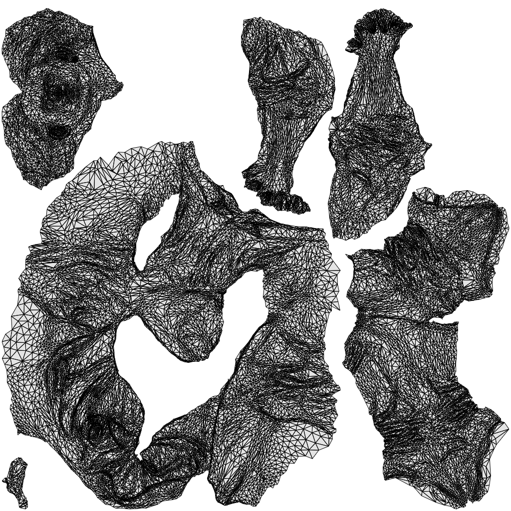 3D scanned man sitting casual, photorealistic archviz people for Enscape and SketchUp, wireframe top-down view