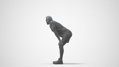 realistic 3D man sport, scanned archviz people for Blender and 3ds Max, square thumbnail
