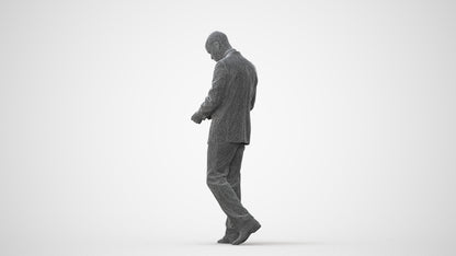 realistic 3D people man business, render-ready for V-Ray and Corona, FBX OBJ, square thumbnail