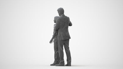 3D people model girl kids, scanned human for 3ds Max rendering, square thumbnail