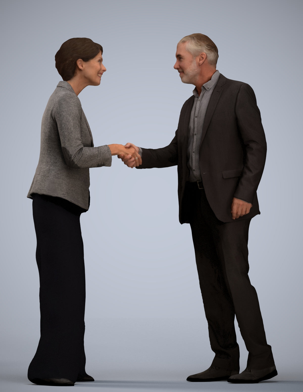 photogrammetry 3D woman business, realistic human model archviz FBX