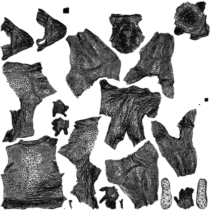 realistic 3D people man casual sitting, render-ready for V-Ray and Corona, FBX OBJ, wireframe top-down view