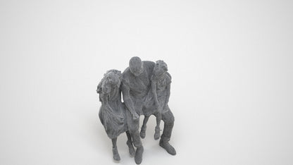realistic 3D girl casual kids, scanned archviz people for Blender and 3ds Max, wireframe three-quarter view