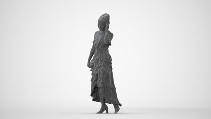 3D scanned woman formalaffairs formal, photorealistic archviz people for Enscape and SketchUp, square thumbnail