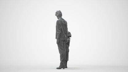scanned 3D girl casual kids, photogrammetry people for Enscape and V-Ray, square thumbnail